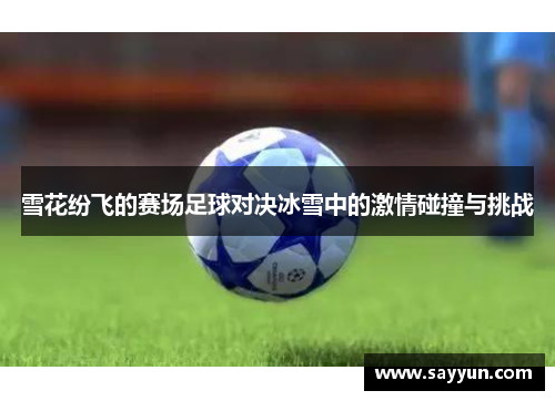 雪花纷飞的赛场足球对决冰雪中的激情碰撞与挑战